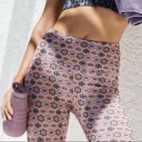 Anthropologie Daily Practice Liana High Rise Leggings Geo Dot - Picture 7 of 11